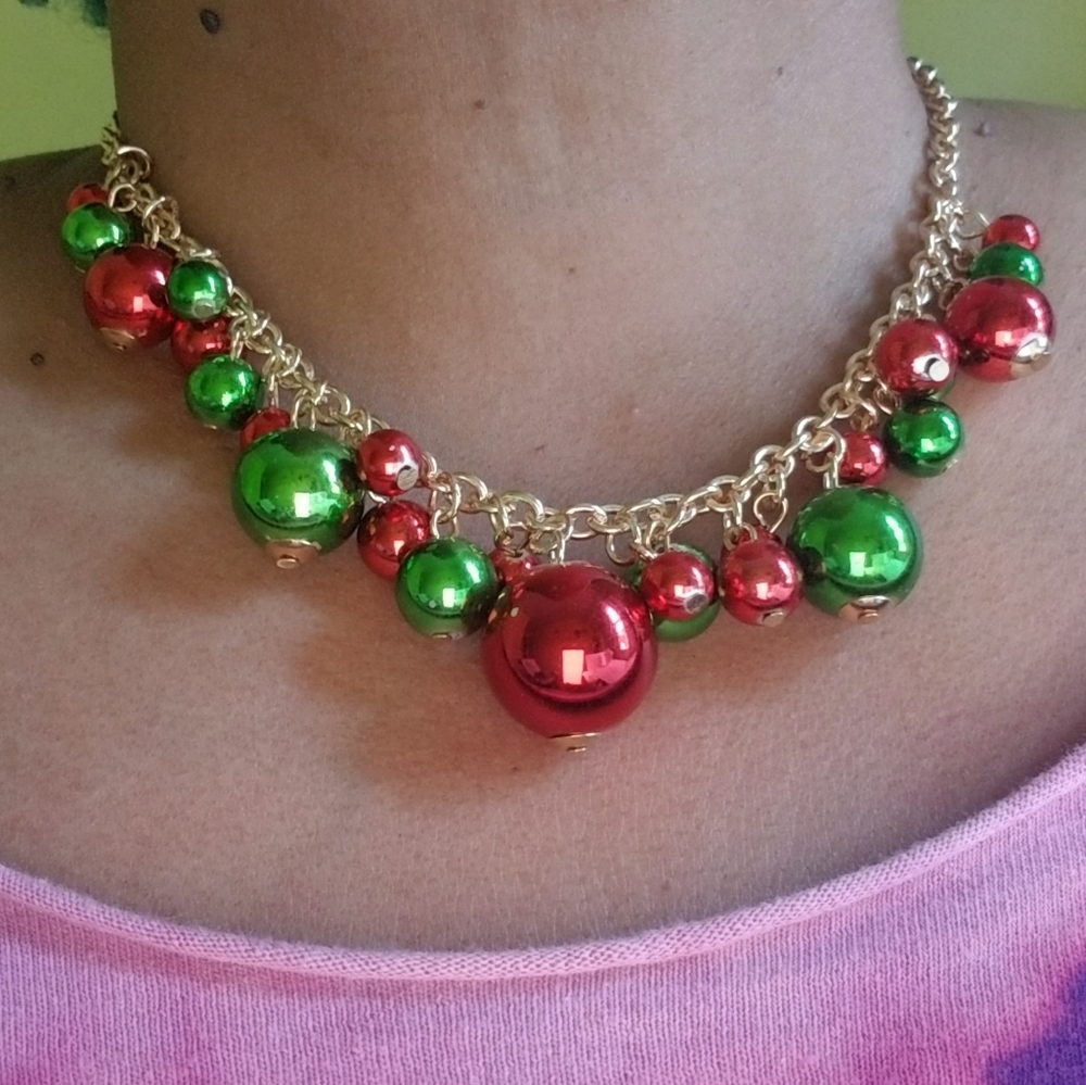 Christmas Bulb necklace